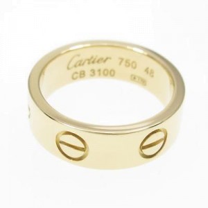 Cartier 18K Yellow Gold Love Ring Size: 5.5