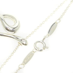 Tiffany & Co. Silver Heart Diamond Necklace