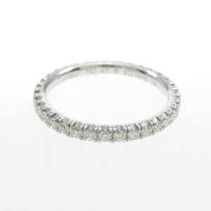 Cartier 18K White Gold Eternity Ring Size 4