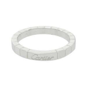 Cartier 18K White Gold Ranieru Ring Size 9
