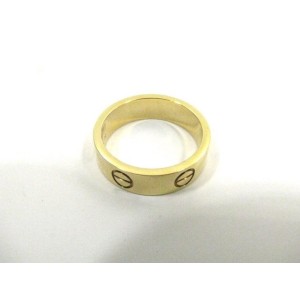 Cartier Love 18K Yellow Gold Ring Size 7.25