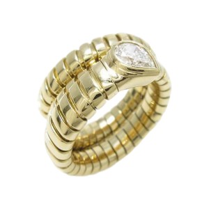Bulgari 750 Yellow Gold Serpent Ring 