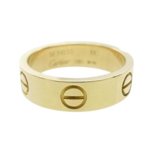 Cartier 750 Yellow Gold Love Ring Size: 7.25