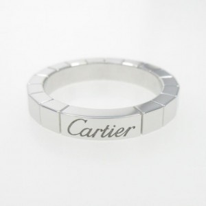 Cartier 750 White Gold Ranieru Ring Size 4.5