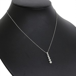 Tiffany & Co. Platinum Jazz Drop Dial Necklace