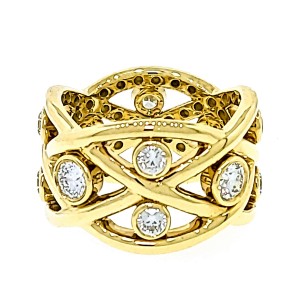 Roberto Coin Baci Collection Diamond Ring