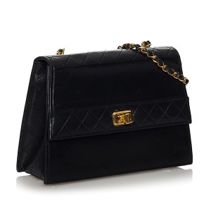 Chanel CC Timeless Lambskin Leather Flap Bag