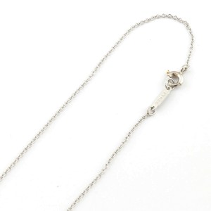 TIFFANY & Co 950 Platinum Diamond Necklace LXKG-97