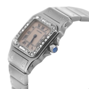 Cartier Santos Galbee SM Silver Quartz Watch
