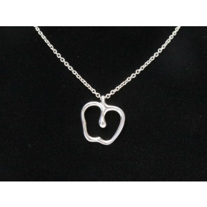 TIFFANY & Co. silver Open Apple Necklace