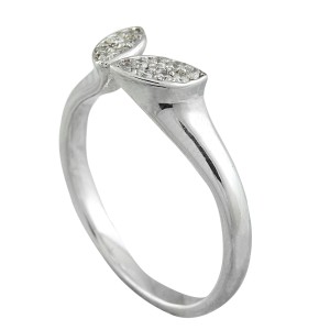 0.15 Carat 14K White Gold Diamond Ring