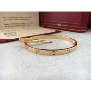 Cartier Love Bracelet Yellow Gold Size 21 (New Screw System)