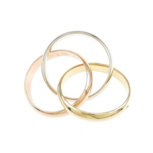Cartier 18k 3 Gold Trinity Ring LXGYMK-65