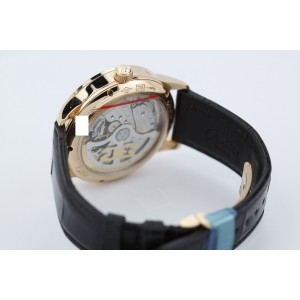 Glashutte Original Senator W10002220505 18K Rose Gold & Leather 40mm Watch