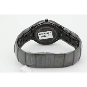 Rado Xeramo 160.0453.3 High Tech Ceramic Black Dial Quartz 37mm Mens Watch
