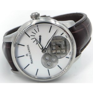 Maurice Lacroix Masterpiece Square MP7158-SS001-101-1 Stainless Steel 43mm Mens Watch