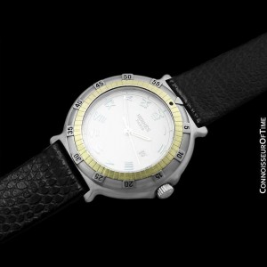 HERMES Ladies Captain Nemo SS Steel & 18K Gold Watch - Mint with Warranty