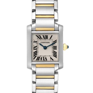 cartier tank francaise ladies stainless steel