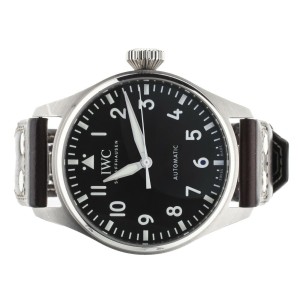 IWC Big Pilot's Watch 43  Stainless Steel Black Dial 43mm IW329301 Full Set