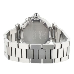 Cartier Pasha White Dial Stainless Steel Automatic on Bracelet 