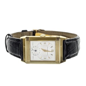 Jaeger LeCoultre Reverso Duoface Yellow Gold Alligator Manual Wind 26x42 270.1.5