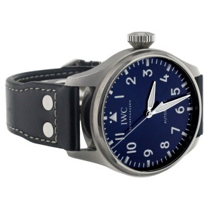 IWC Big Pilot's Watch 43 Blue Dial Blue Calf strap 43mm IW329303 Full Set