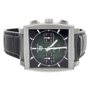 Tag Heuer Monaco Chronograph Green Dial Stainless Steel 