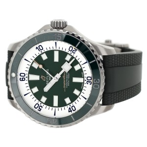 Breitling SuperOcean Green Dial Steel Case Automatic 