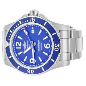 Breitling Superocean Blue Dial Stainless Steel Automatic 44MM Ref: A17367