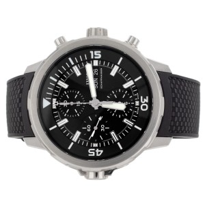 IWC Aquatimer Chronograph Stainless Steel Rubber Strap  