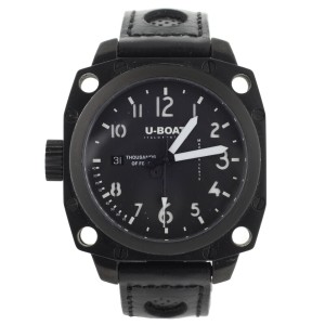 U-Boat Thousands of Feet PVD Stainless Steel Black Dial Watch
