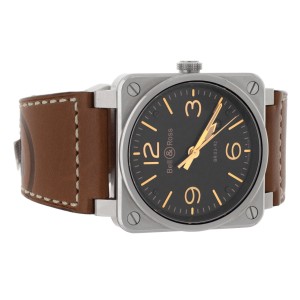 Bell & Ross BR03 Golden Heritage Brown Dial Stainless Steel 42mm 