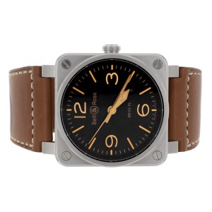 Bell & Ross BR03 Golden Heritage Brown Dial Stainless Steel 42mm 
