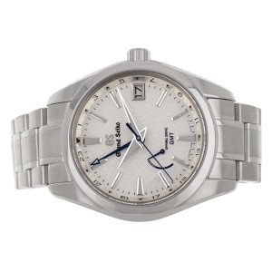 Grand Seiko Spring Drive GMT Silver Dial Steel Automatic Watch