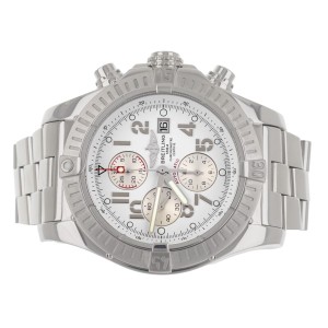 Breitling Super Avenger White Dial Steel Automatic Watch