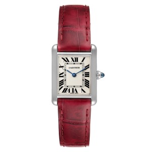 cartier ladies leather watches
