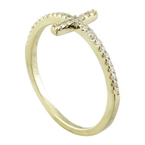 0.35 Carat 14K Yellow Gold Diamond Ring