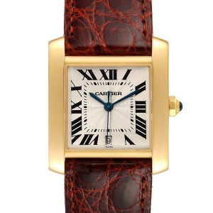 Cartier Tank Francaise Large Yellow 