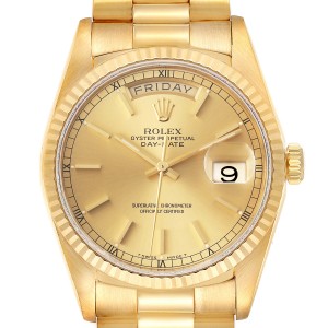 Rolex President Day Date Yellow Gold 
