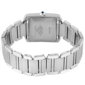 Cartier Tank Francaise Large Steel Automatic Mens Watch W51002Q3