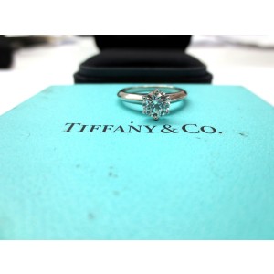 Tiffany & Co. Platinum Round Diamond Solitaire Engagement Ring