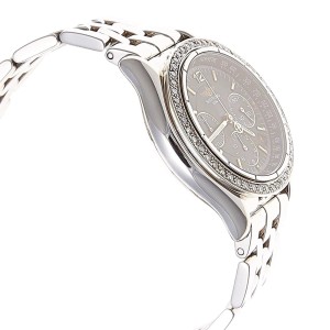Breitling Callisto Chrono 1.50ct Diamond Bezel Stainless Steel Automatic Unisex Watch