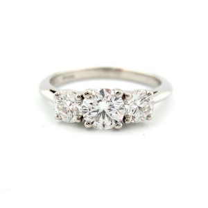 tiffany 3 stone diamond ring