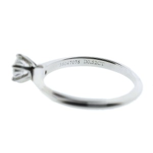 Tiffany & Co. Platinum Round Diamond Engagement Ring 
