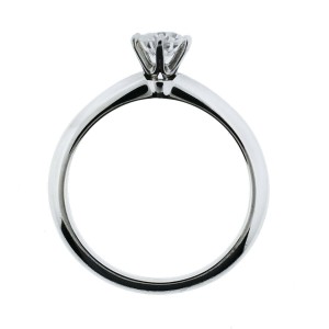 Tiffany & Co. Platinum Round Diamond Engagement Ring 