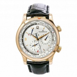 Jaeger LeCoultre Master World Geographic 146.2.32.S 18K Rose Gold w/Box & Papers