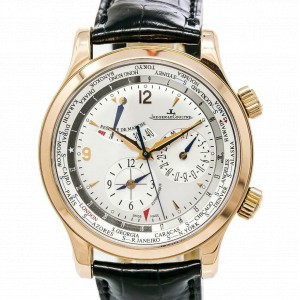 Jaeger LeCoultre Master World Geographic 146.2.32.S 18K Rose Gold w/Box & Papers