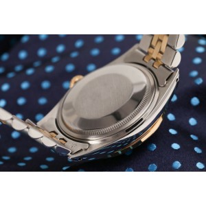 Rolex  Datejust Blue Diamond Dial & Diamond Bezel Two Tone Watch 