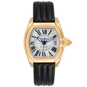 Cartier Roadster 18K Yellow Gold Large Mens Watch W62005V2