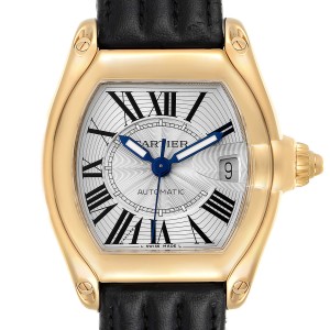 Cartier Roadster 18K Yellow Gold Large Mens Watch W62005V2